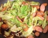 ☆きゃべつとウインナーのパスタ☆作り方4写真