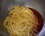 食べラーで♡ピリ辛ガーリックトマトパスタ作り方4写真