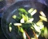 ネギわか炒め作り方3写真