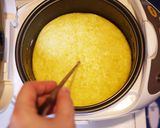 ●濃厚♡炊飯器でノンオイルチーズケーキ●作り方6写真