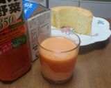 野菜ジュースのマーブルシフォン作り方18写真