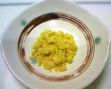 離乳食中期✿さつまいもとバナナのパン粥作り方1写真