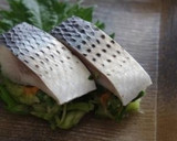コノシロの酢じめと野菜の押し寿司作り方8写真