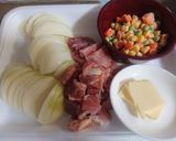 鶏肉とミックスベジタブルのグラタン作り方1写真