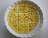 *ひよこ豆とプレミアムのチーズキッシュ♪作り方1写真