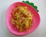 *ひよこ豆とプレミアムのチーズキッシュ♪作り方2写真