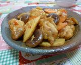 ★鶏肉と筍のピリ辛さっぱり炒め★作り方5写真