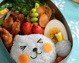 空色デコふりで＊Qoo(クー)のキャラ弁作り方3写真
