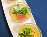 菜の花と桜の春のごま豆腐作り方10写真