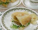 クラスティロールで♪ポークパティチーズバーガー作り方5写真