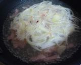 簡単♪春キャベツとベーコンのスープパスタ作り方4写真
