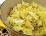 春キャベツと新玉ねぎの炊き込みご飯作り方3写真