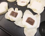 たこ焼きプレートで、マシュマロ餃子♪作り方3写真