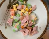 レンジ冷めても美味しいレモン梅炒飯弁当作り方4写真