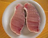 お手軽!カジキのステーキ☆わさびソース作り方1写真