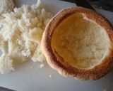 メロンパンdeメロンドームアイスケーキ作り方4写真
