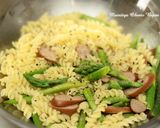 アスパラとウインナーの和えるパスタ♪作り方3写真