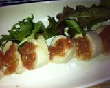 レンジdeチキンロール梅肉ダレ作り方8写真