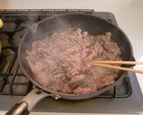 【牛肉と大根、春雨の甘辛煮♪】作り方2写真