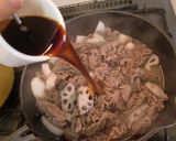 【牛肉と大根、春雨の甘辛煮♪】作り方5写真