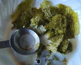 ランチはカルボナーラうどん☆いぶりがっこ作り方1写真