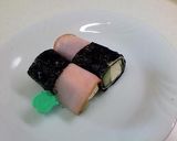チーズきゅうりのハム海苔巻き～大葉風味～作り方3写真