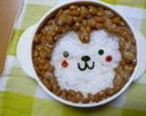 可愛い♪納豆ごはん作り方10写真