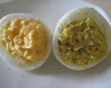 お弁当に♪黄身に味付きゆで卵作り方3写真