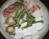 電子レンジで超簡単！白身魚とハマグリの酒蒸し作り方1写真