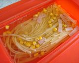 ルクエであっさりスープパスタ作り方6写真