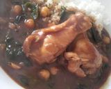 ひよこ豆とほうれん草のチキンカレー作り方5写真