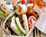 お弁当に❤くぎ煮マヨのはんぺんサンド焼き作り方4写真