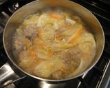 肉だんごとキャベツのスープ煮♪作り方7写真