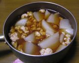 とろ～り大根のそぼろあんかけ♪作り方5写真