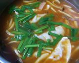 韓国　ソーセージとじゃが芋の辛いスープ作り方4写真