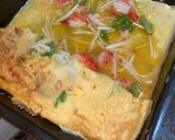 お正月♪カニカマと三つ葉の厚焼き玉子作り方4写真
