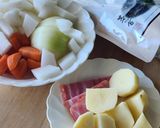 茅乃舎野菜だしでポトフ☆寒い日☆簡単夕食作り方1写真