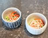 レンジで簡単『枝豆とカニかまの茶碗蒸し』作り方1写真