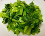 かぶの葉と炒り卵のサラダ♪作り方1写真