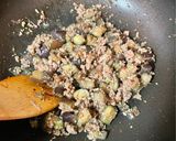 ご飯モリモリ！ひき肉入り茄子の佃煮作り方5写真