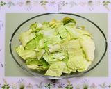 簡単夕飯高たんぱく質キャベツささみレンジ蒸し料理作り方7写真