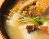 ミニ豆腐＆きざみあげの削り節味噌汁作り方3写真
