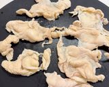 剥がした鶏皮は保存して…鶏皮ポン酢!作り方4写真
