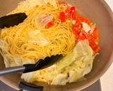 簡単☆塩昆布とキャベツのペペロンチーノ風作り方5写真