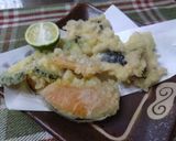 鱧と野菜の天麩羅作り方4写真