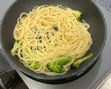たらことしらすの豆乳クリーミーパスタ作り方4写真