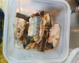 秋刀魚の焼きうどん作り方7写真