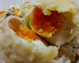 焼き塩鯖の梅昆布炒飯作り方4写真