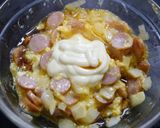 簡単！シャウエッセンのタルタルソース丼作り方3写真