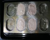 不器用金属型でダックワーズ（いちご）作り方3写真
